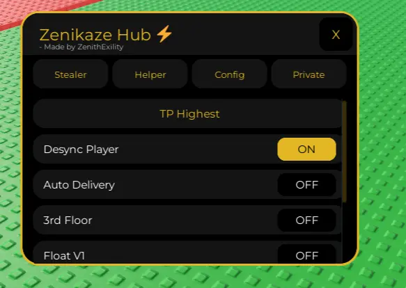 ZENIKAZE HUB Steal a Brainrot Script