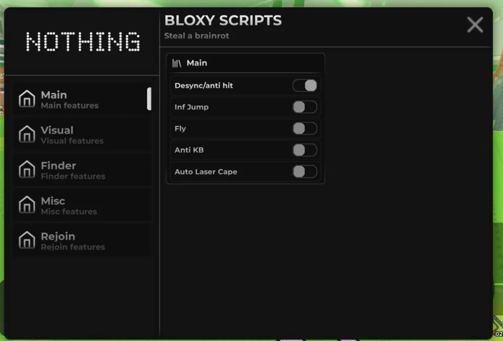 Bloxy Script Anti Hit Steal A Brainrot Script
