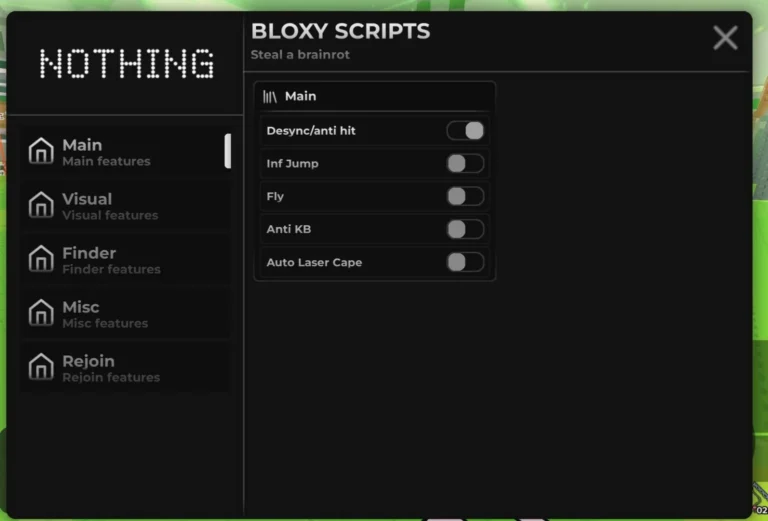 Bloxy Script Anti Hit Steal A Brainrot Script