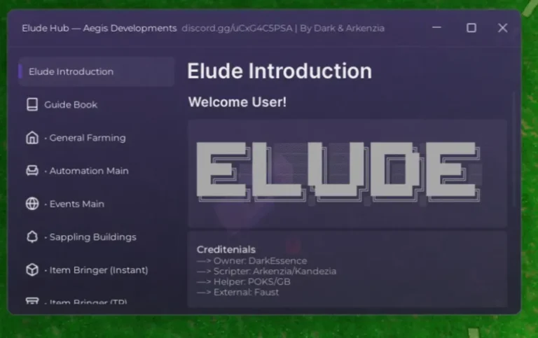 ELUDE HUB 99 Nights In The Forest Script