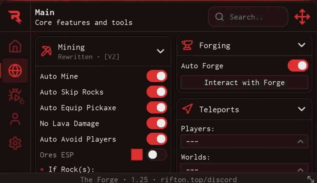 Rift Hub The Forge Script