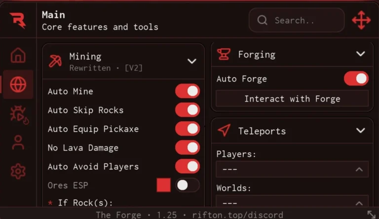 Rift Hub The Forge Script