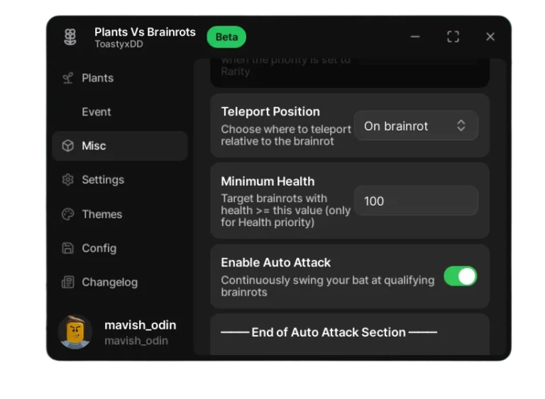 ToastyxDD Plants vs Brainrots Script