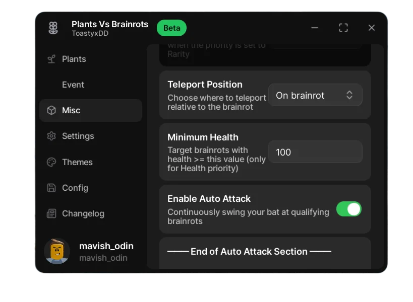 ToastyxDD Plants vs Brainrots Script