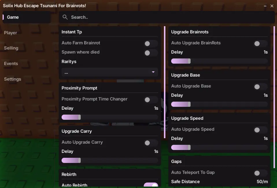 Escape Tsunami For Brainrots Script