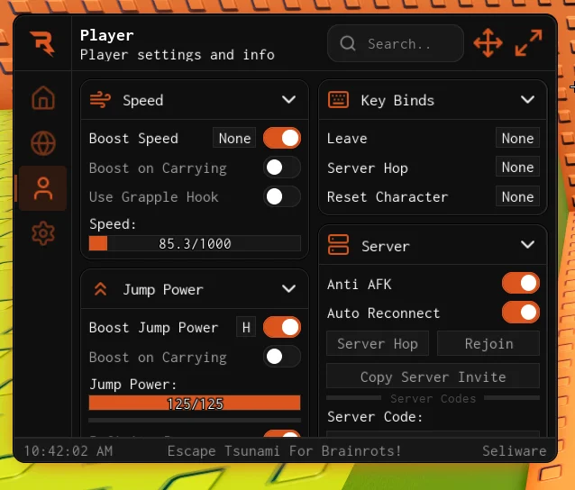 Escape Tsunami For Brainrots Script Rift Hub