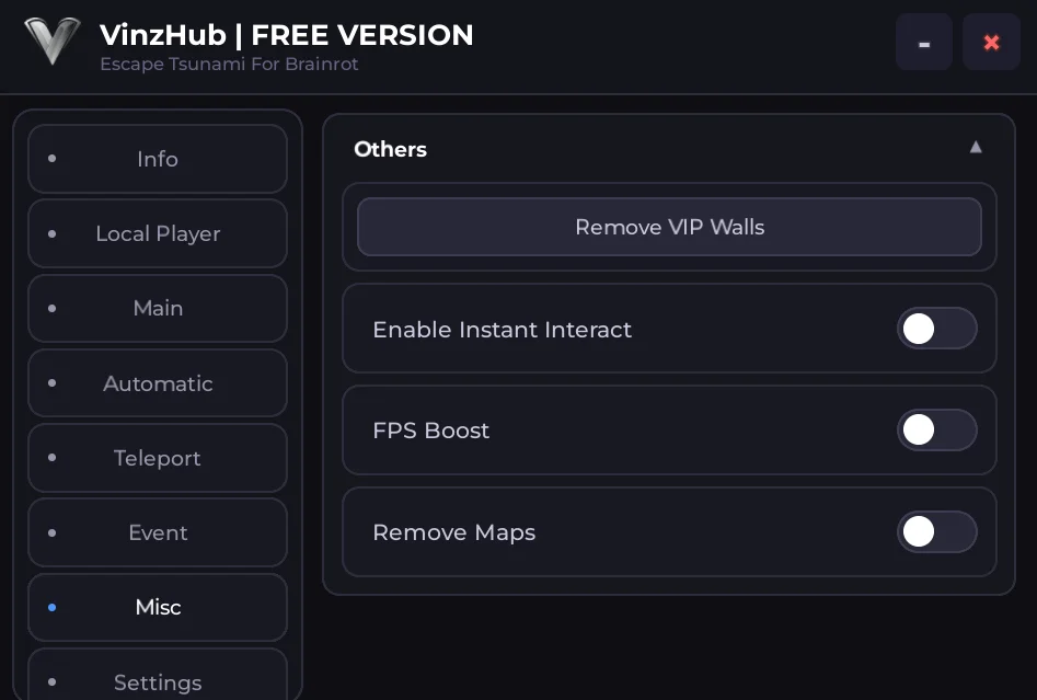 Escape Tsunami For Brainrots Script