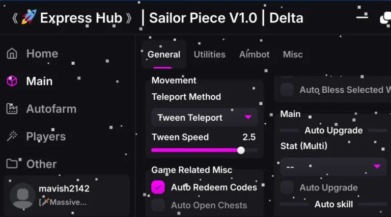 Sailor Piece Script Express Hub NO KEY (2026) Auto Boss, Kill Aura, GodMode